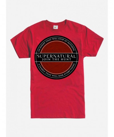 Best Deal Supernatural Family Emblem T-Shirt $8.60 T-Shirts