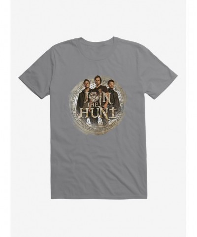 Seasonal Sale Supernatural Join The Hunt Group T-Shirt $8.41 T-Shirts