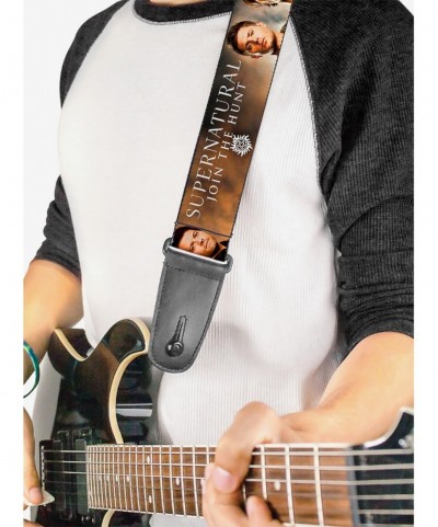 Cheap Sale Supernatural Dean Sam Castiel Join The Hunt Guitar Strap $10.46 Guitar Straps