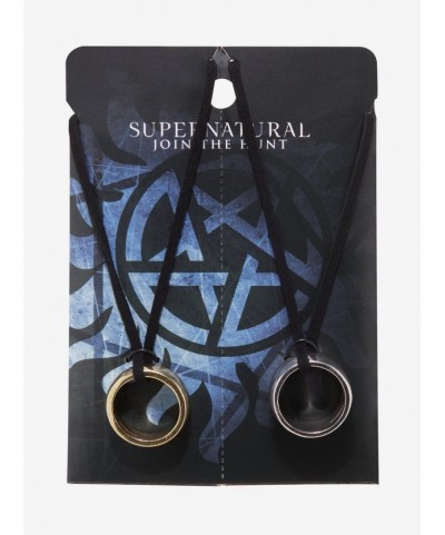 Festival Price Supernatural Bitch & Jerk Bestie Necklace Set $3.17 Others