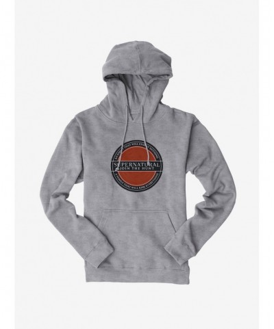 Pre-sale Discount Supernatural Family Emblem Hoodie $17.60 Hoodies