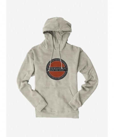 Pre-sale Discount Supernatural Family Emblem Hoodie $17.60 Hoodies