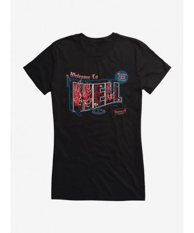 Premium Supernatural Welcome To Hell Girls T-Shirt $6.97 T-Shirts