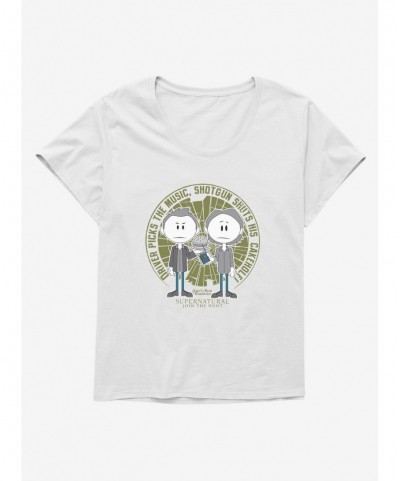 Unique Supernatural Sam & Dean Driver Picks The Music Girls T-Shirt Plus Size $10.64 T-Shirts