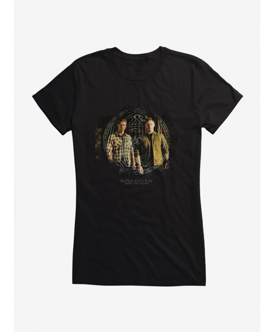 Seasonal Sale Supernatural Brothers Girls T-Shirt $8.76 T-Shirts