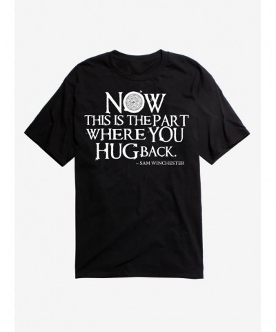 Low Price Supernatural Hug T-Shirt $7.84 T-Shirts