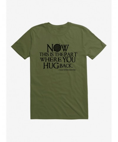 Low Price Supernatural Hug T-Shirt $7.84 T-Shirts