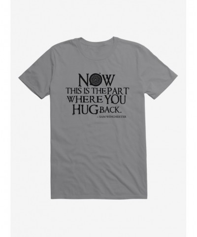 Low Price Supernatural Hug T-Shirt $7.84 T-Shirts