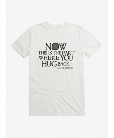 Low Price Supernatural Hug T-Shirt $7.84 T-Shirts