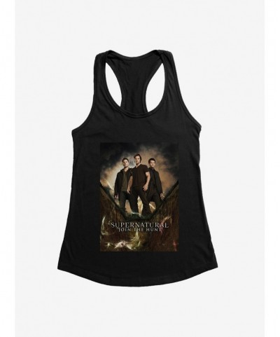 Discount Sale Supernatural Join The Hunt Girls Tank $7.57 Tanks