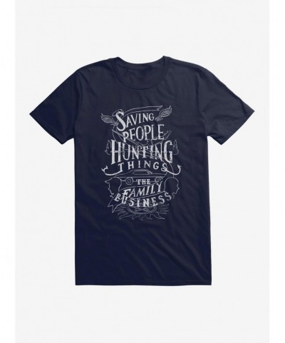 Limited-time Offer Supernatural The Family Business Motto T-Shirt $8.80 T-Shirts