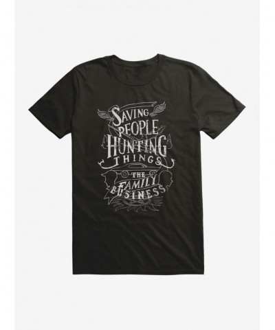 Limited-time Offer Supernatural The Family Business Motto T-Shirt $8.80 T-Shirts