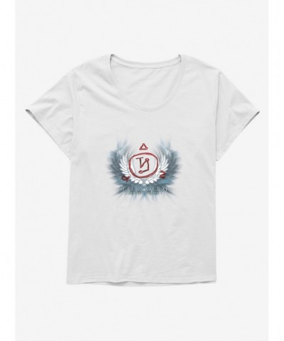 Flash Sale Supernatural Angel Banishing Symbol Girls T-Shirt Plus Size $10.40 T-Shirts