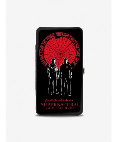 Huge Discount Supernatural Sam Dean Winchester Driver Picks The Music Shattered Glass Hinged Wallet $7.94 Wallets