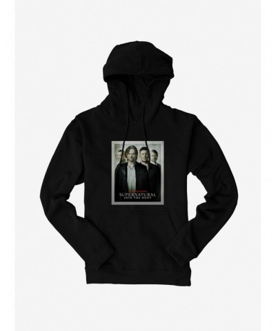 Seasonal Sale Supernatural Join The Hunt Distressed Poster Hoodie $13.65 Hoodies