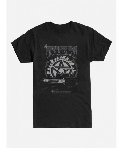 Flash Deal Extra Soft Supernatural Winchester Brothers T-Shirt $11.24 T-Shirts