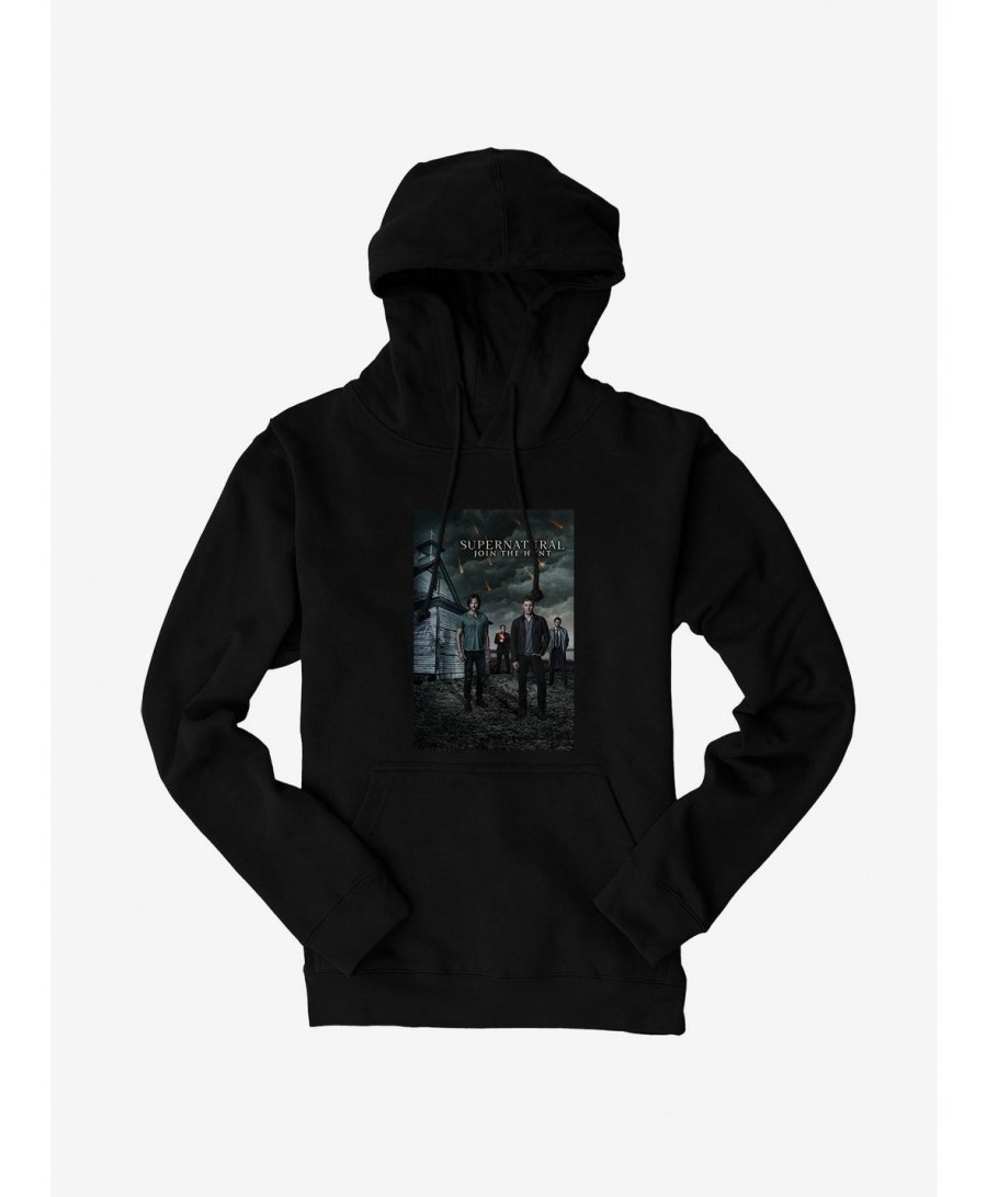 Hot Sale Supernatural Join The Hunt Poster Hoodie $14.01 Hoodies