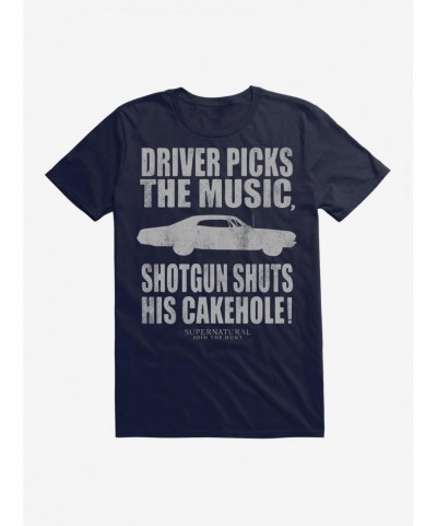 Wholesale Supernatural Driver Picks The Music T-Shirt $7.07 T-Shirts