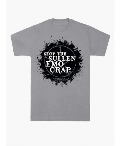 New Arrival Supernatural Sullen Emo Crap T-Shirt $6.50 T-Shirts