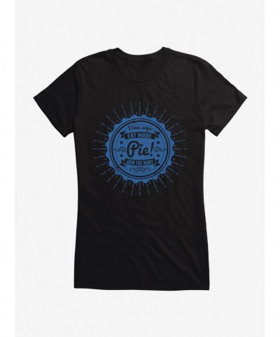 Discount Sale Supernatural Eat More Pie Girls T-Shirt $7.37 T-Shirts