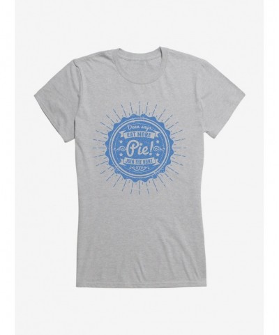 Discount Sale Supernatural Eat More Pie Girls T-Shirt $7.37 T-Shirts