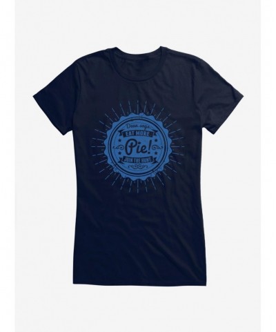 Discount Sale Supernatural Eat More Pie Girls T-Shirt $7.37 T-Shirts