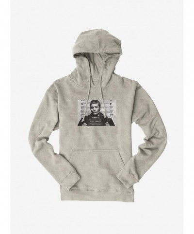 Flash Sale Supernatural Dean Winchester Mug Shot Hoodie $11.14 Hoodies