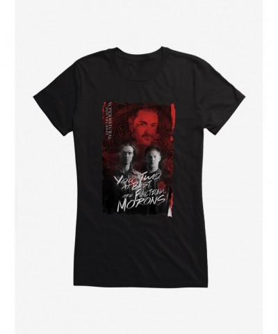 Pre-sale Discount Supernatural Functional Morons Girls T-Shirt $6.97 T-Shirts