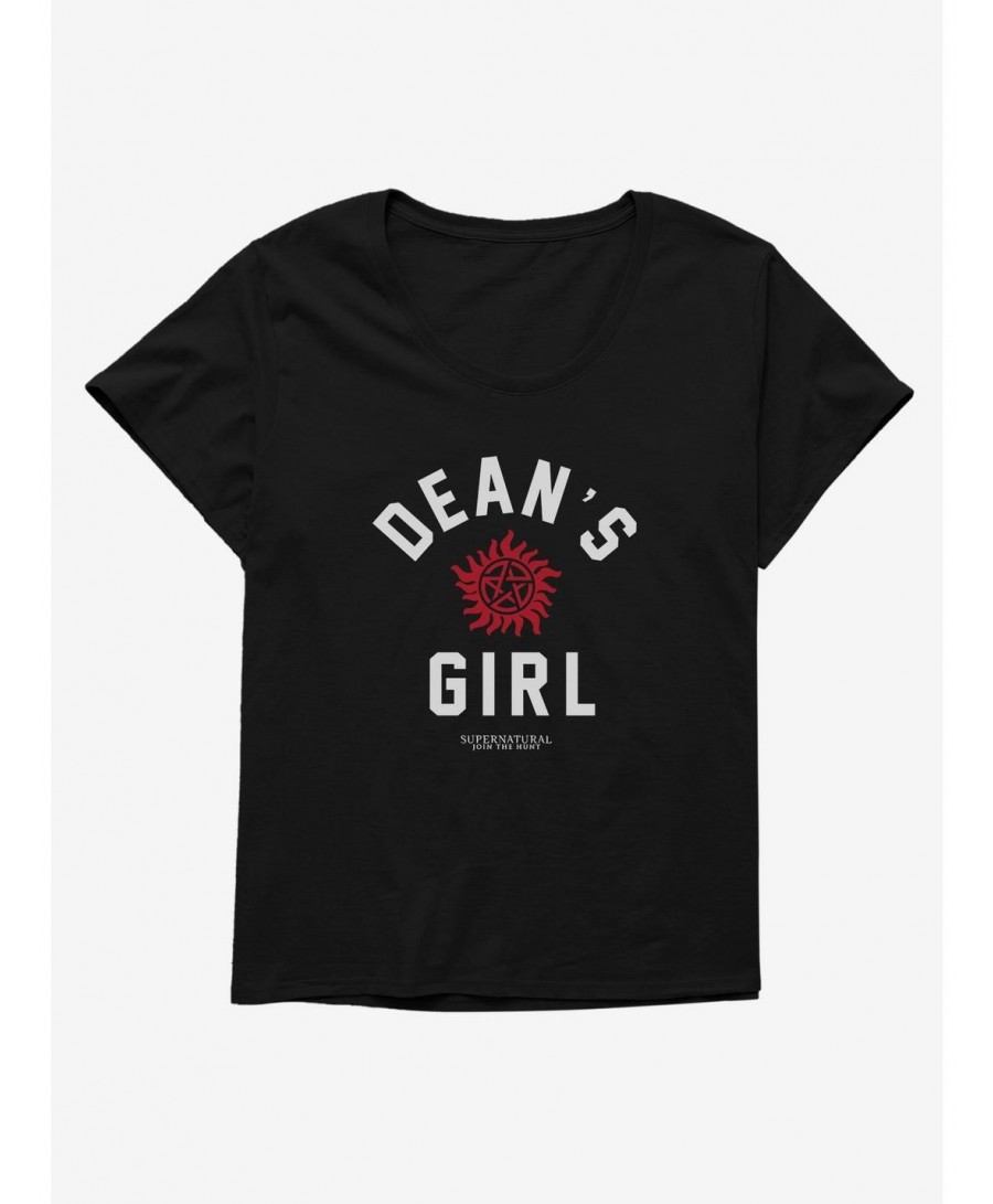 Premium Supernatural Dean's Girl Girls Plus Size T-Shirt $7.40 T-Shirts