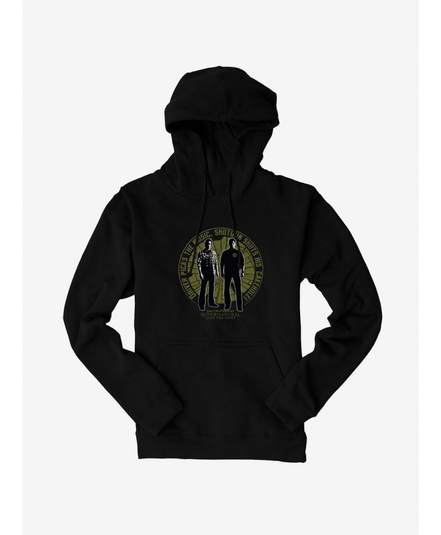 Exclusive Supernatural Shotgun Shuts His Cakehole Hoodie $14.37 Hoodies