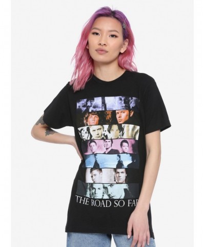 Huge Discount Supernatural The Road So Far Photo Slices Girls T-Shirt $9.16 T-Shirts