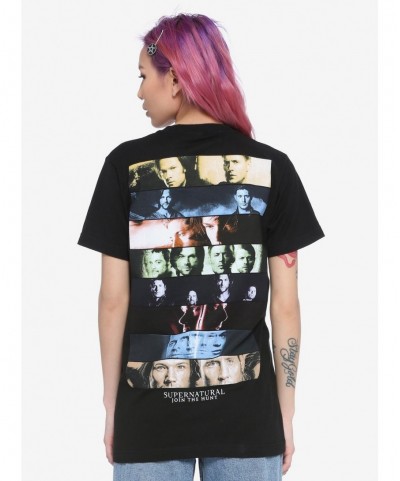 Huge Discount Supernatural The Road So Far Photo Slices Girls T-Shirt $9.16 T-Shirts