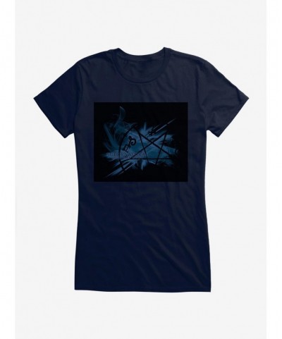 Unique Supernatural Blue Pentagram Girls T-Shirt $9.96 T-Shirts