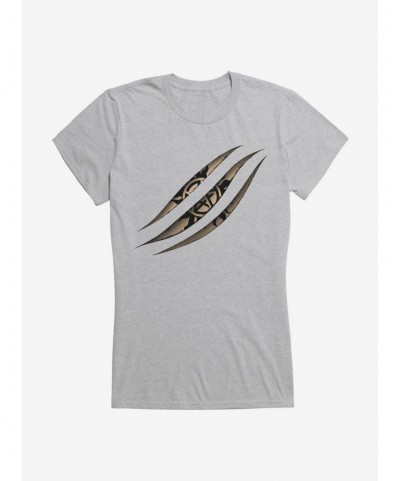 Exclusive Price Supernatural Devil's Trap Scratch Girls T-Shirt $6.57 T-Shirts