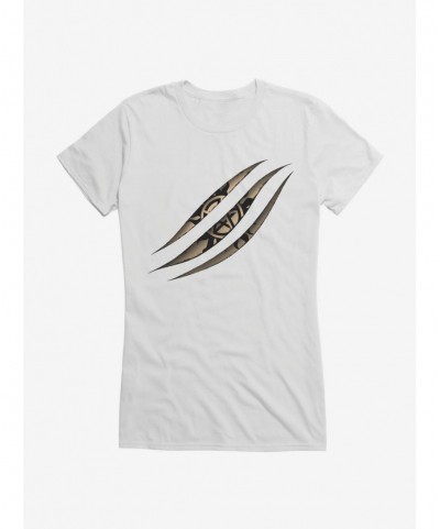 Exclusive Price Supernatural Devil's Trap Scratch Girls T-Shirt $6.57 T-Shirts