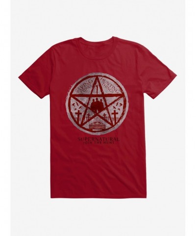 Limited Time Special Supernatural Saving People Black T-Shirt $6.31 T-Shirts