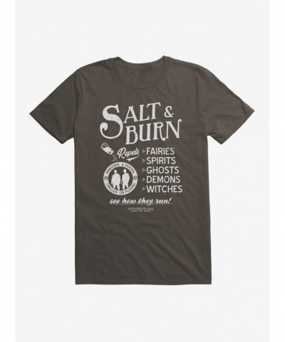 Crazy Deals Supernatural Salt & Burn T-Shirt $8.03 T-Shirts