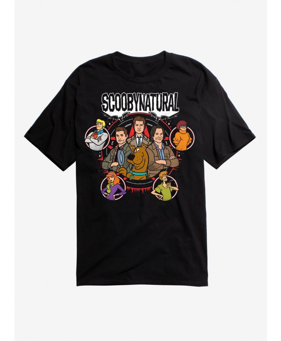 Crazy Deals Supernatural ScoobyNatural Gang T-Shirt $9.56 T-Shirts