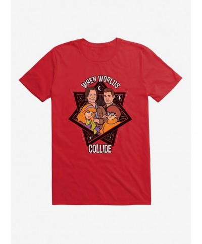 Festival Price Supernatural ScoobyNatural Worlds Collide T-Shirt $5.93 T-Shirts