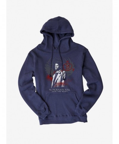 Seasonal Sale Supernatural Castiel Hoodie $12.93 Hoodies