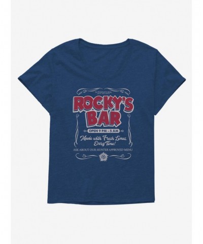 Low Price Supernatural Rocky's Bar Girls Plus Size T-Shirt $8.09 T-Shirts