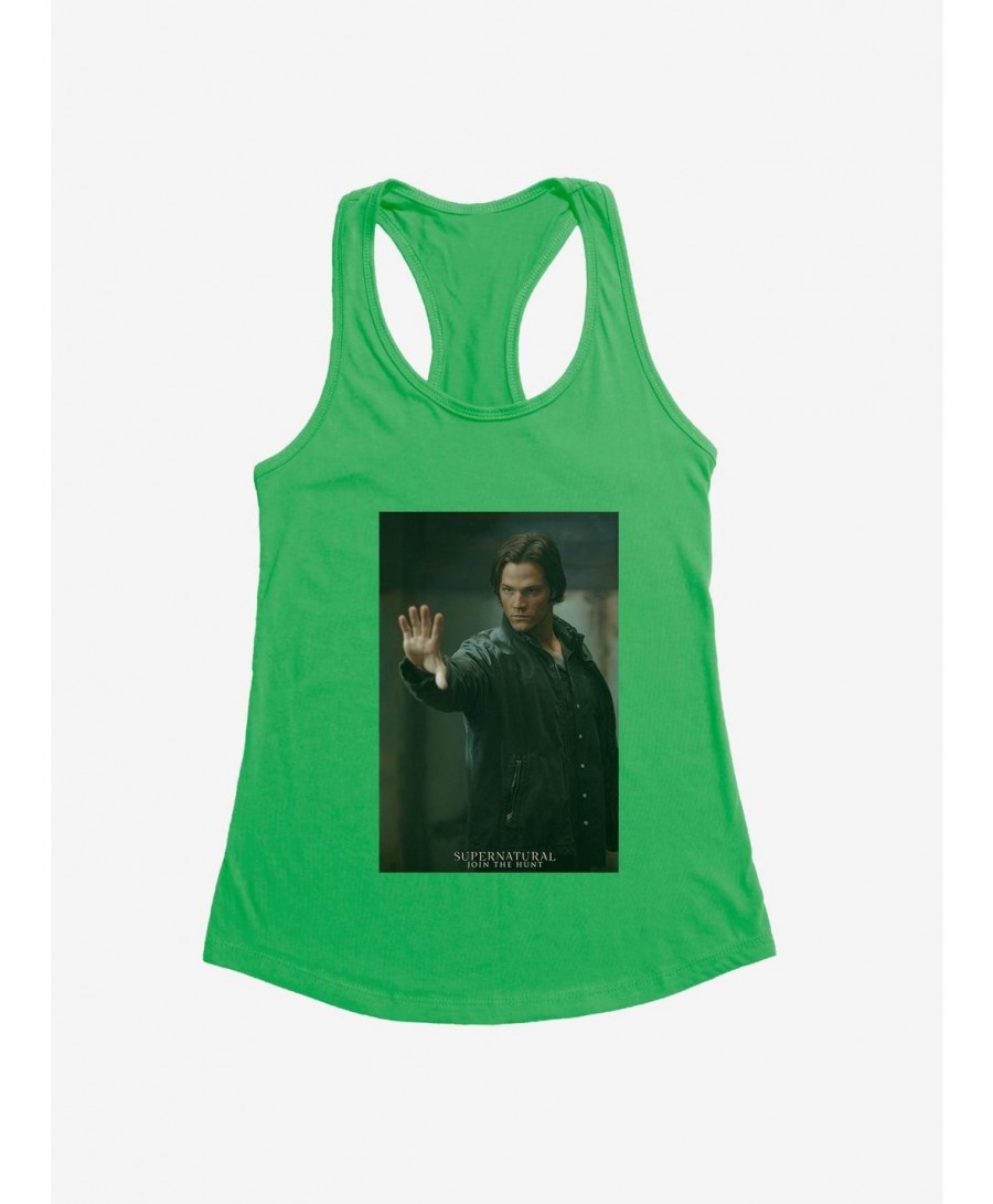 Best Deal Supernatural Sam Winchester Magic Pose Girls Tank $8.37 Tanks