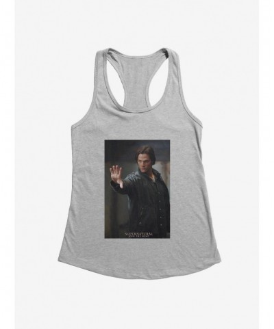 Best Deal Supernatural Sam Winchester Magic Pose Girls Tank $8.37 Tanks