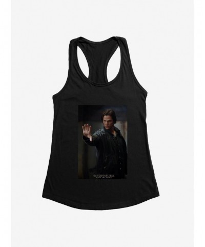 Best Deal Supernatural Sam Winchester Magic Pose Girls Tank $8.37 Tanks