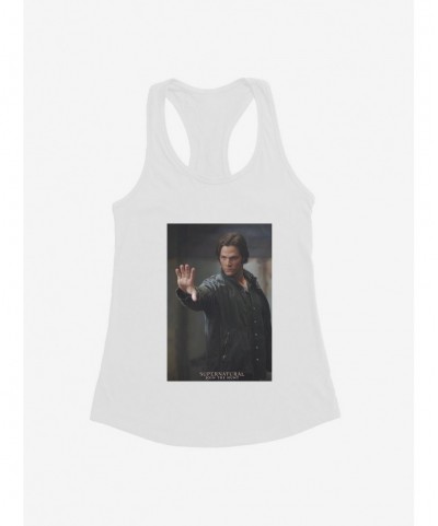 Best Deal Supernatural Sam Winchester Magic Pose Girls Tank $8.37 Tanks