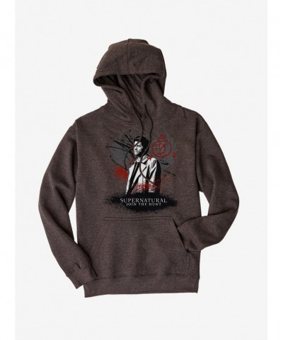 Seasonal Sale Supernatural Castiel Hoodie $12.93 Hoodies