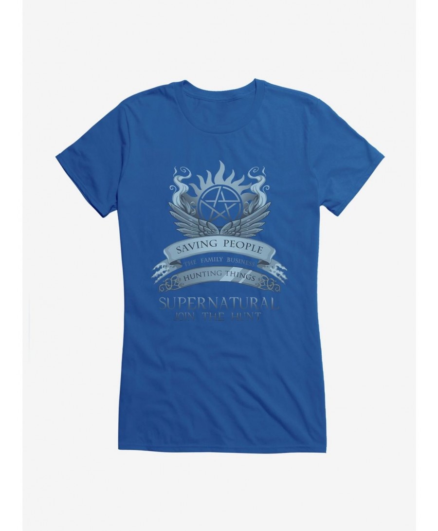 Wholesale Supernatural Join The Hunt Girl's T-Shirt $6.97 T-Shirts