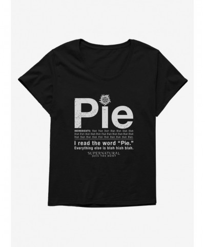 Discount Sale Supernatural Pie Ingredients Girls T-Shirt Plus Size $7.86 T-Shirts