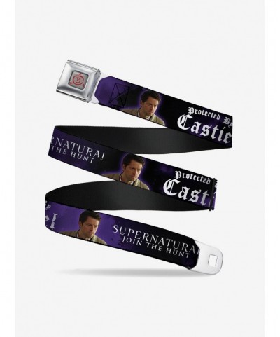 Best Deal Supernatural Protected By Castiel Pose Seatbelt Belt $8.72 Belts