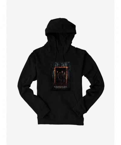 Big Sale Supernatural Join The Hunt Walk Through Fire Hoodie $15.09 Hoodies